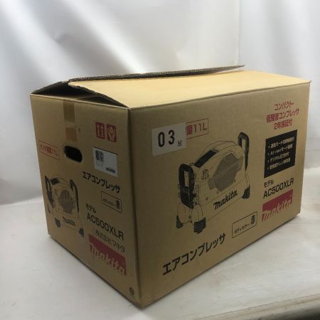  MAKITA マキタ エアツール コンプレッサー 程度A コード式 AC500XLR レッド