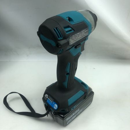  MAKITA マキタ インパクトドライバ 程度A 充電器・充電池2個・ケース付 コードレス式 TD173DRGX ブルー