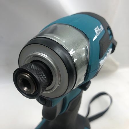  MAKITA マキタ インパクトドライバ 程度A 充電器・充電池2個・ケース付 コードレス式 TD173DRGX ブルー