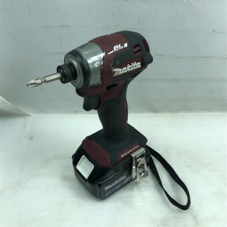 MAKITA マキタ インパクトドライバ 充電器・充電池2個・ケース付 コードレス式 TD173DRGXAR レッド