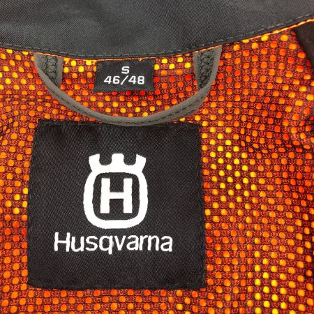  Husqvarna ハスクバーナ フォレストジャケット 程度A 本体のみ 不明 使用感有 Sサイズ オレンジ