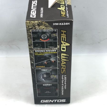  GENTOS ヘッドライト 未使用品(S) HW-K634H
