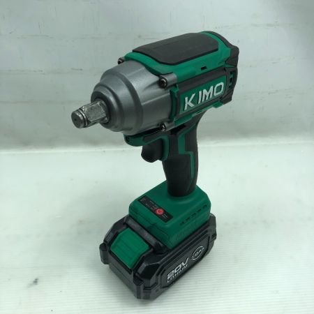  KIMO インパクトレンチ 充電器・充電池1個・ケース付 コードレス式 QM-3603 グリーン
