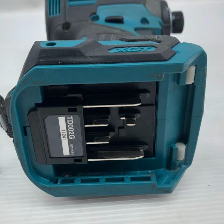  MAKITA マキタ インパクトドライバ 本体のみ コードレス式 40v TD002G ブルー