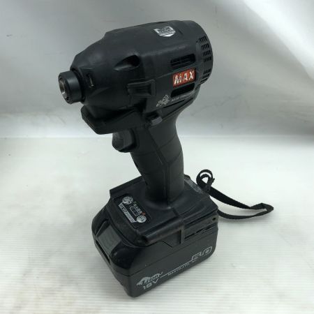  MAX マックス インパクトドライバ 充電池1個付 コードレス式 PJ-10152 ブラック