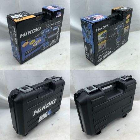  HiKOKI ハイコーキ インパクトドライバ 充電器・充電池2個・ケース付 コードレス式 FWH14DF ブルー