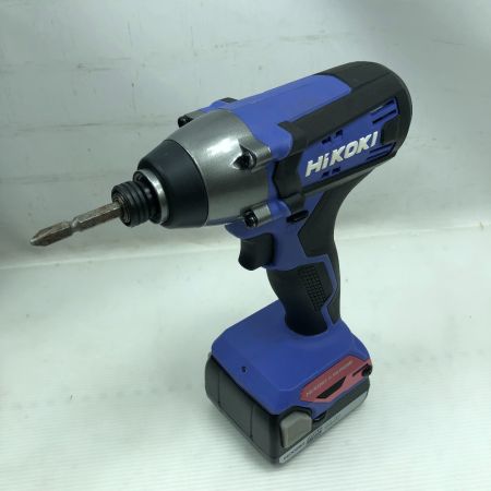  HiKOKI ハイコーキ インパクトドライバ 充電器・充電池2個・ケース付 コードレス式 FWH14DF ブルー