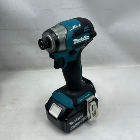 MAKITA マキタ インパクトドライバ 未使用品(S) 充電器・充電池2個・ケース付 コードレス式 TD173DRGX ブルー