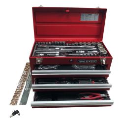 ◇◇ TONE トネ ツールBOX BX230 ツールセット ウォーターポンププライヤー・ペンチ欠け TSX950 レッド Bランク