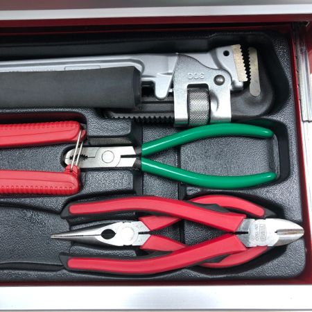  TONE トネ ツールBOX BX230 ツールセット ウォーターポンププライヤー・ペンチ欠け TSX950 レッド