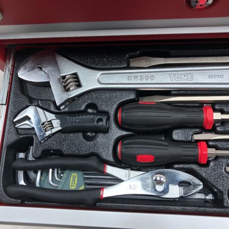  TONE トネ ツールBOX BX230 ツールセット ウォーターポンププライヤー・ペンチ欠け TSX950 レッド