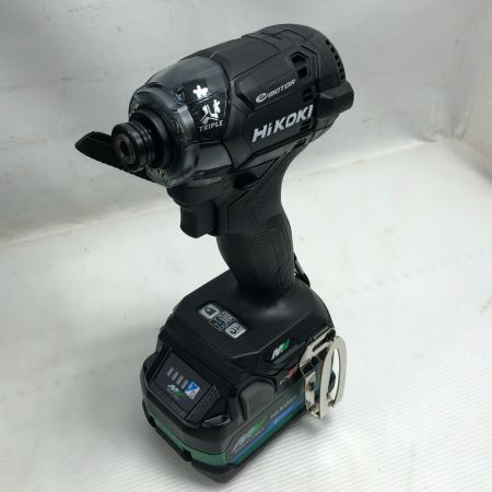  HiKOKI ハイコーキ インパクトドライバ 未使用品(S) 付属品完備 コードレス式 WH36DC ブラック