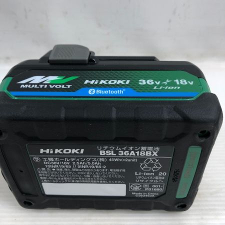  HiKOKI ハイコーキ インパクトドライバ WH36DD フォレストグリーン