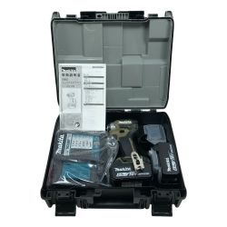 ◇◇ MAKITA マキタ インパクトドライバ 未使用品(S) 充電器・充電池2個・ケース付 コードレス式 TD173DRGXO オリーブ Sランク