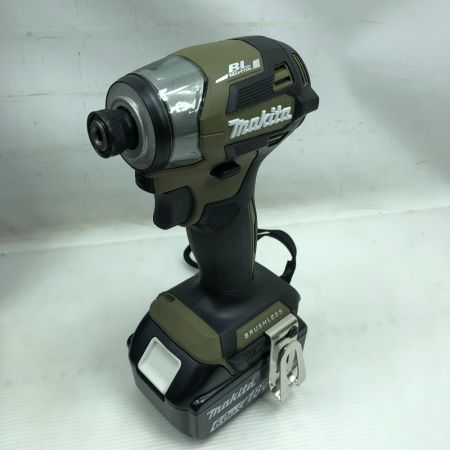  MAKITA マキタ インパクトドライバ 未使用品(S) 充電器・充電池2個・ケース付 コードレス式 TD173DRGXO オリーブ