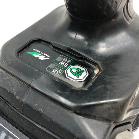  HITACHI 日立 工具 インパクトドライバ 充電器・充電池2個・ケース付 コードレス式 WH36DA ブラック