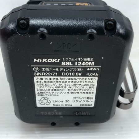  HiKOKI ハイコーキ インパクトドライバ 充電池1個付 コードレス式 WH12DCA ブラック
