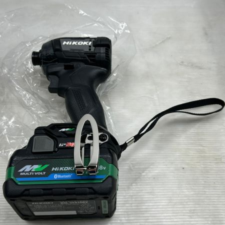  HiKOKI ハイコーキ インパクトドライバ  未使用品(S) 充電器・充電池2個・ケース付 コードレス式 36v WH36DD ブラック