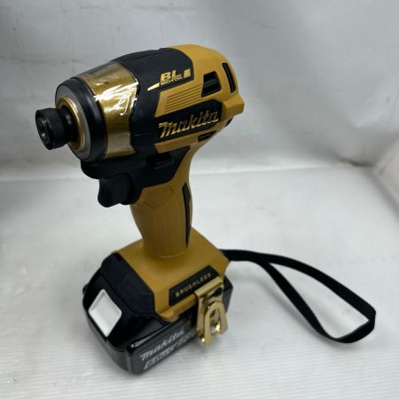 MAKITA マキタ インパクトドライバ 未使用品(S) 充電器・充電池2個・ケース付 コードレス式 TD173DGXPY プレミアムイエロー