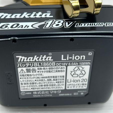 MAKITA マキタ インパクトドライバ 未使用品(S) 充電器・充電池2個・ケース付 コードレス式 TD173DGXPY プレミアムイエロー