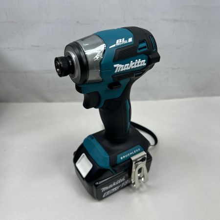  MAKITA マキタ インパクトドライバ 未使用品(S) 充電池2個・ケース付 コードレス式 TD173D ブルー
