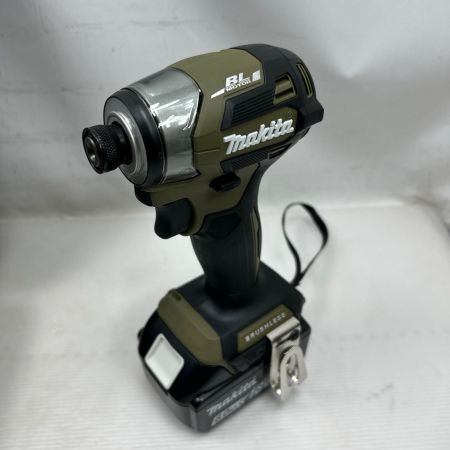 MAKITA マキタ インパクトドライバ 未使用品(S) 充電器・充電池2個・ケース付 コードレス式 TD173DRGXO オリーブ