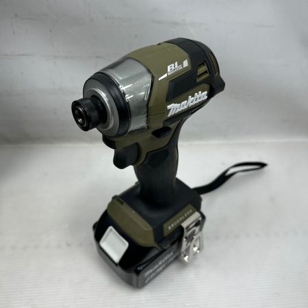  MAKITA マキタ インパクトドライバ 充電池2個付 コードレス式 TD173DXO オリーブ