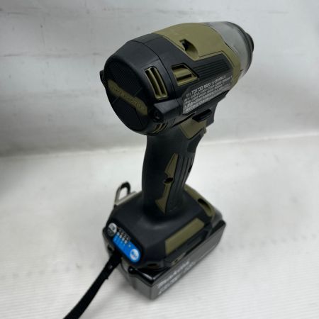  MAKITA マキタ インパクトドライバ 充電池2個付 コードレス式 TD173DXO オリーブ