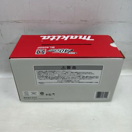  MAKITA マキタ バッテリー 未使用品(S) 本体のみ コードレス式 40v BL4050F ブラック
