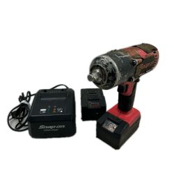 Snap-on スナップオン インパクトレンチ 充電器・充電池2個付 コードレス式 18v 4.0Ah CTJ7850 レッド Cランク