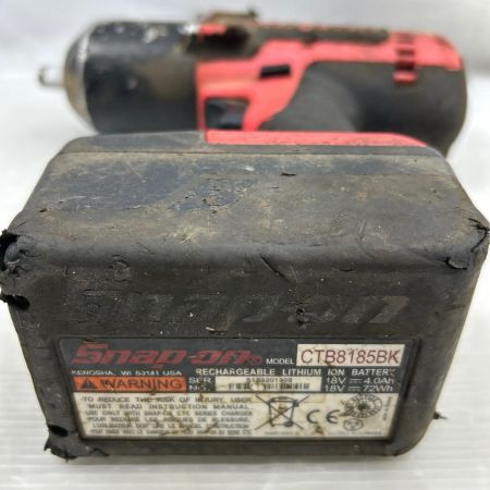 Snap-on スナップオン インパクトレンチ 充電器・充電池2個付 コードレス式 18v 4.0Ah CTJ7850 レッド