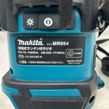 MAKITA マキタ 充電式ランタン付ラジオ MR054 ブルー