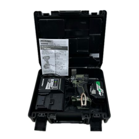 HiKOKI ハイコーキ インパクトドライバ 充電器・充電池1個・ケース付 コードレス式 WH36DC オリーブ
