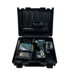 MAKITA マキタ インパクトドライバ 充電器・充電池2個・ケース付 TD137D ブルー Cランク