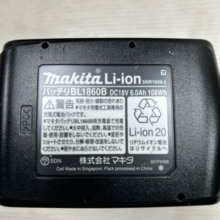 MAKITA マキタ バッテリー 未使用品(S) 5個セット BL1860B ブラック
