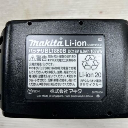MAKITA マキタ バッテリー 未使用品(S) 5個セット BL1860B ブラック