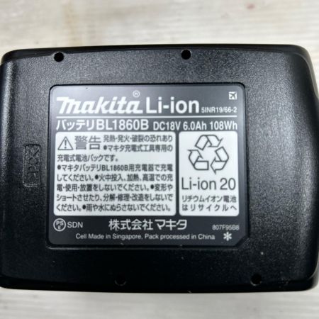 MAKITA マキタ バッテリー 未使用品(S) 5個セット BL1860B ブラック