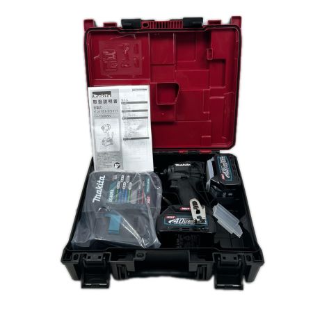  MAKITA マキタ インパクトドライバ 未使用品(S) 付属品完備 コードレス式 40v TD005GRDXB ブラック
