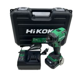 HiKOKI ハイコーキ ドライバドリル 充電器・充電池1個・ケース付 コードレス式 DB12DD グリーン Cランク