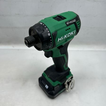 HiKOKI ハイコーキ ドライバドリル 充電器・充電池1個・ケース付 コードレス式 DB12DD グリーン