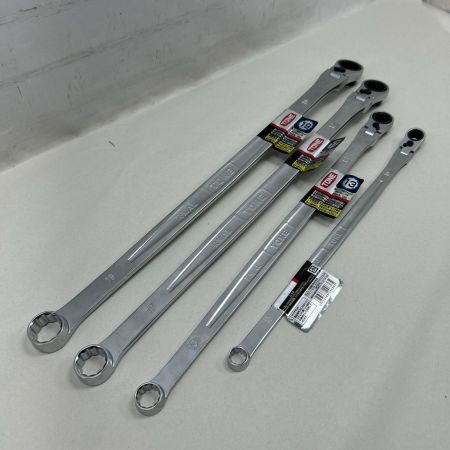 TONE トネ 超ロング首振りラチェットメガネレンチ 7本セット 未使用品(S)