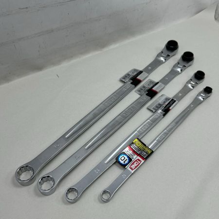 TONE トネ 超ロング首振りラチェットメガネレンチ 7本セット 未使用品(S)