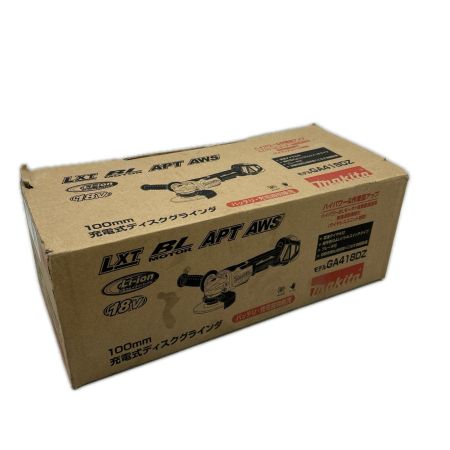 MAKITA マキタ ディスクグラインダー 本体のみ コードレス式 GA418DZ ブルー