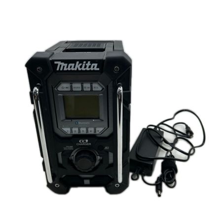 MAKITA マキタ バッテリー式ラジオ 充電機能付ラジオ ACアダプター付 MR300 ACｱﾀﾞﾌﾟﾀｰ付 ブラック