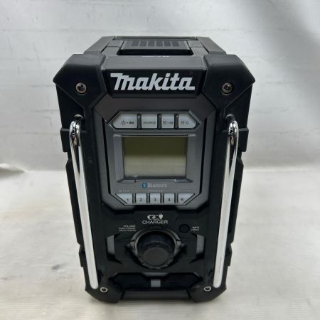 MAKITA マキタ バッテリー式ラジオ 充電機能付ラジオ ACアダプター付 MR300 ACｱﾀﾞﾌﾟﾀｰ付 ブラック