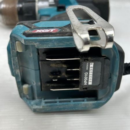 MAKITA マキタ ドライバドリル 充電器・充電池2個・ケース付 コードレス式 40v HP001GRDX ブルー
