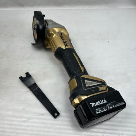 MAKITA マキタ ディスクグラインダー 充電器・充電池1個・ケース付 コードレス式 GA404DSP1 ブルー