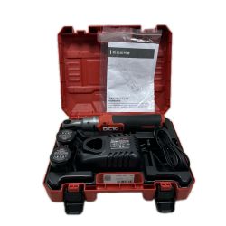 DCK 充電式ラチェットレンチ 充電器・充電池2個・ケース付 コードレス式 KDPB05-10 レッド Aランク