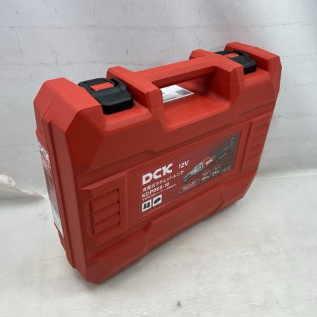 DCK 充電式ラチェットレンチ 充電器・充電池2個・ケース付 コードレス式 KDPB05-10 レッド