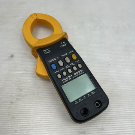 HIOKI テスター クランプオンリーハイテスター 3283 イエロー